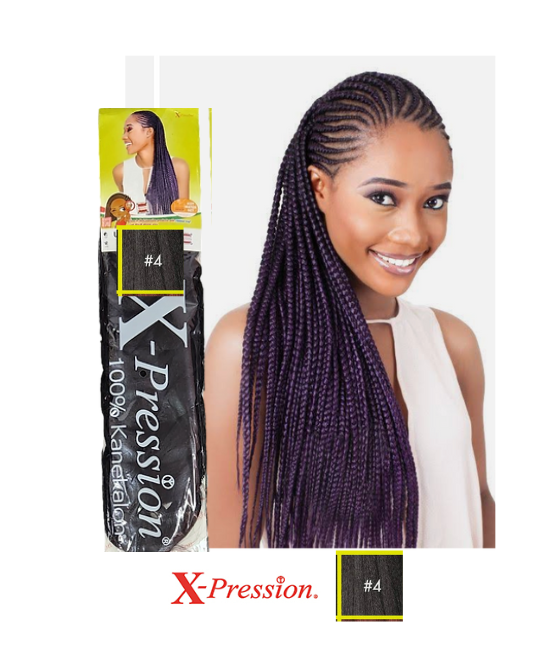 Xpression Lagos Braid – Pre stretched Col 4 – Choc brown