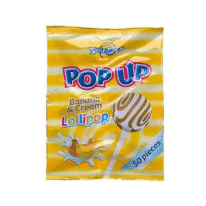 Sweetco Pop Up Orange & Cream Lollipop x 50