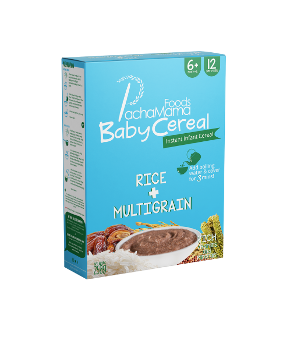 Instant Baby Cereal 250g – PachaMama Rice + Multigrain