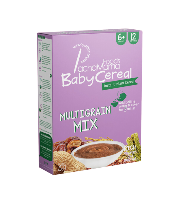 Instant Baby Cereal 250g PachaMama Multigrain Mix